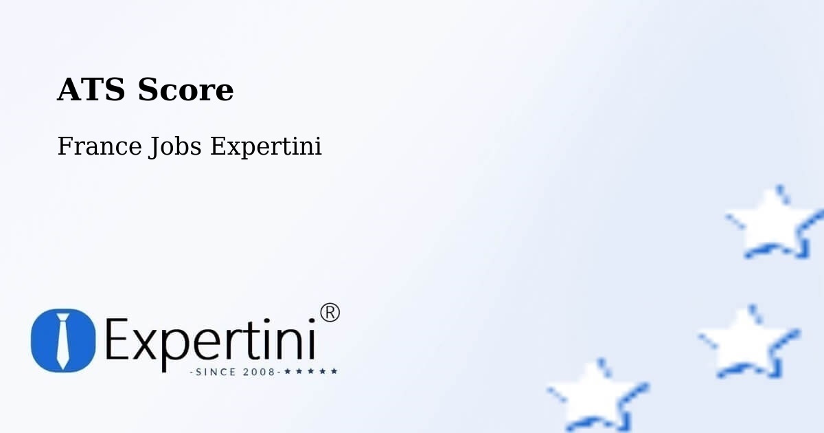 Resume ATS Score & Job Description Match Tool – Billère - France Jobs Expertini